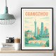 Guangzhou China Travel Poster 1