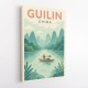 Guilin China Travel Poster