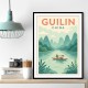 Guilin China Travel Poster