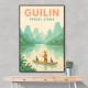 Guilin China Travel Poster 1