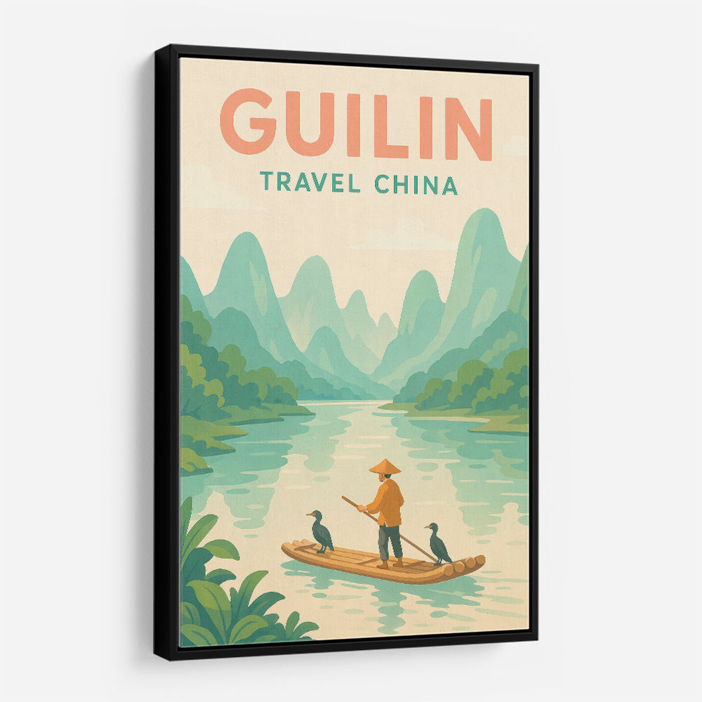 Guilin China Travel Poster 1