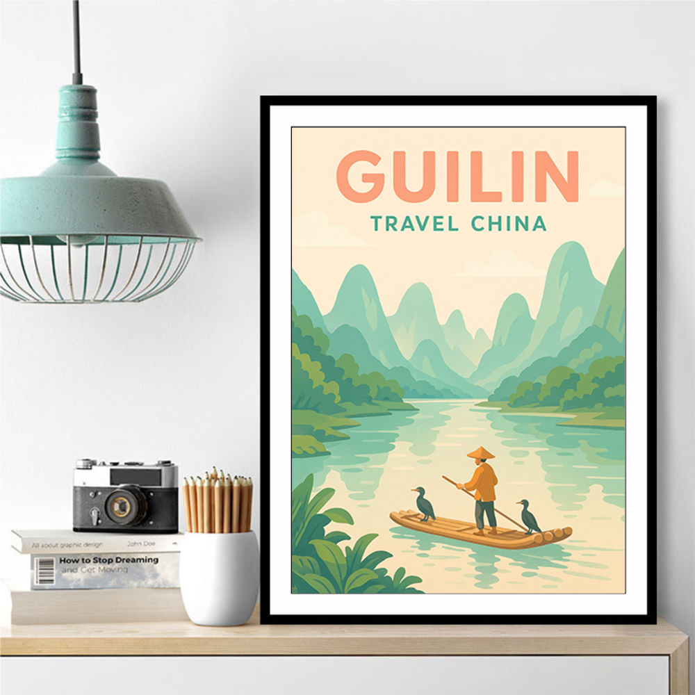 Guilin China Travel Poster 1