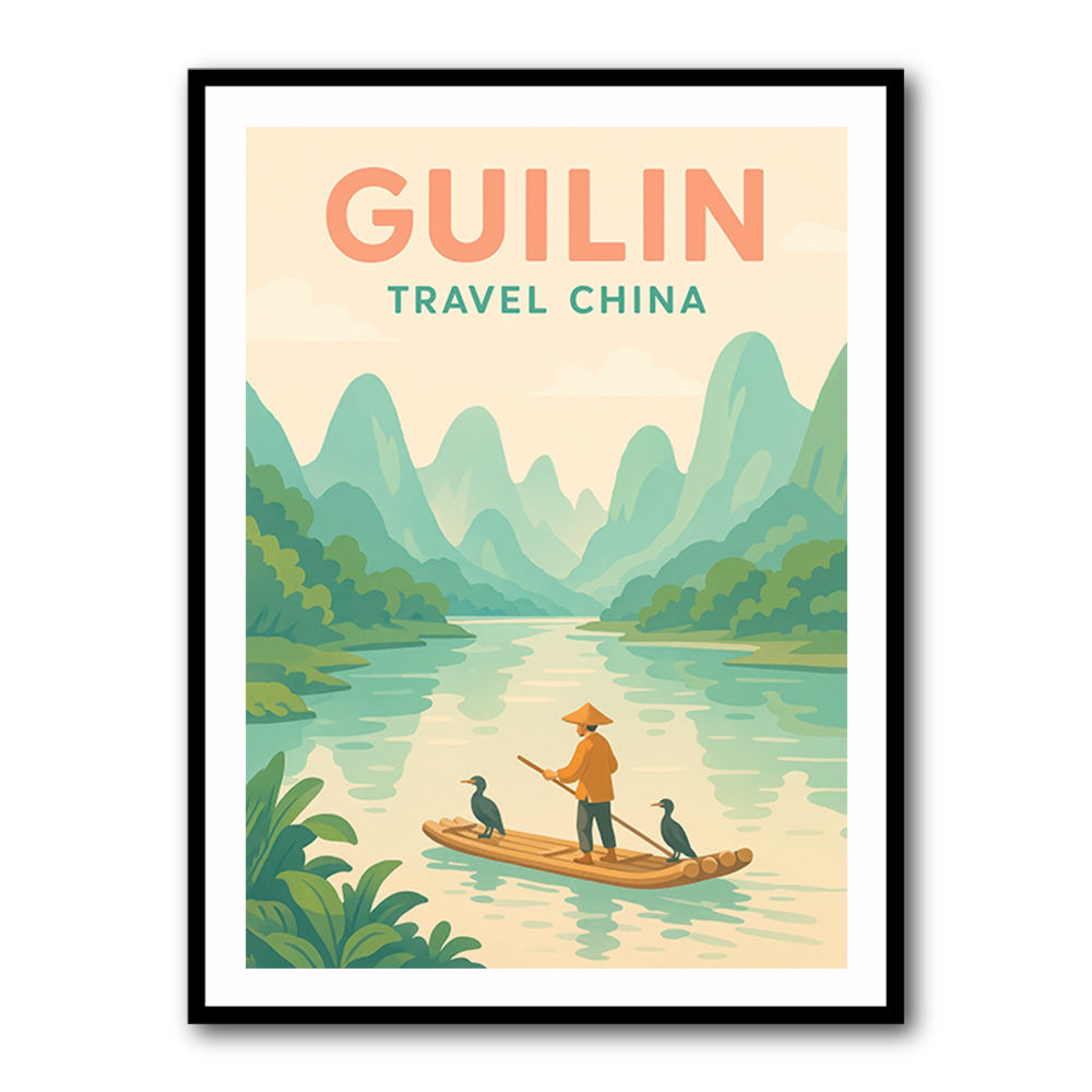 Guilin China Travel Poster 1