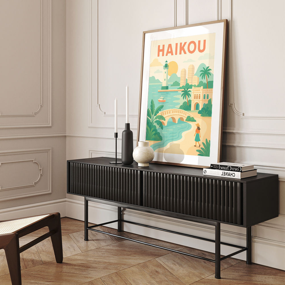 Haikou China Travel Poster