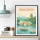 Hangzhou China Modern Poster