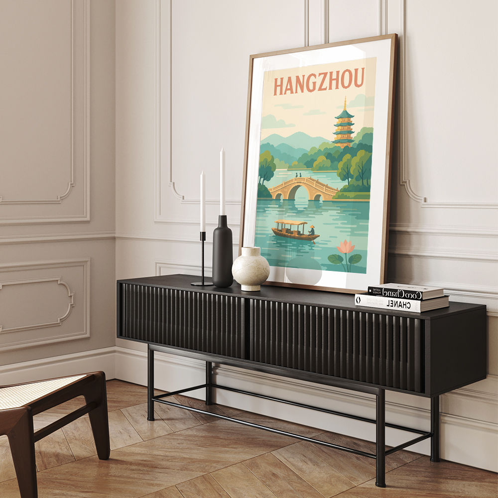 Hangzhou China Modern Poster