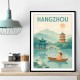 Hangzhou China Modern Poster 1