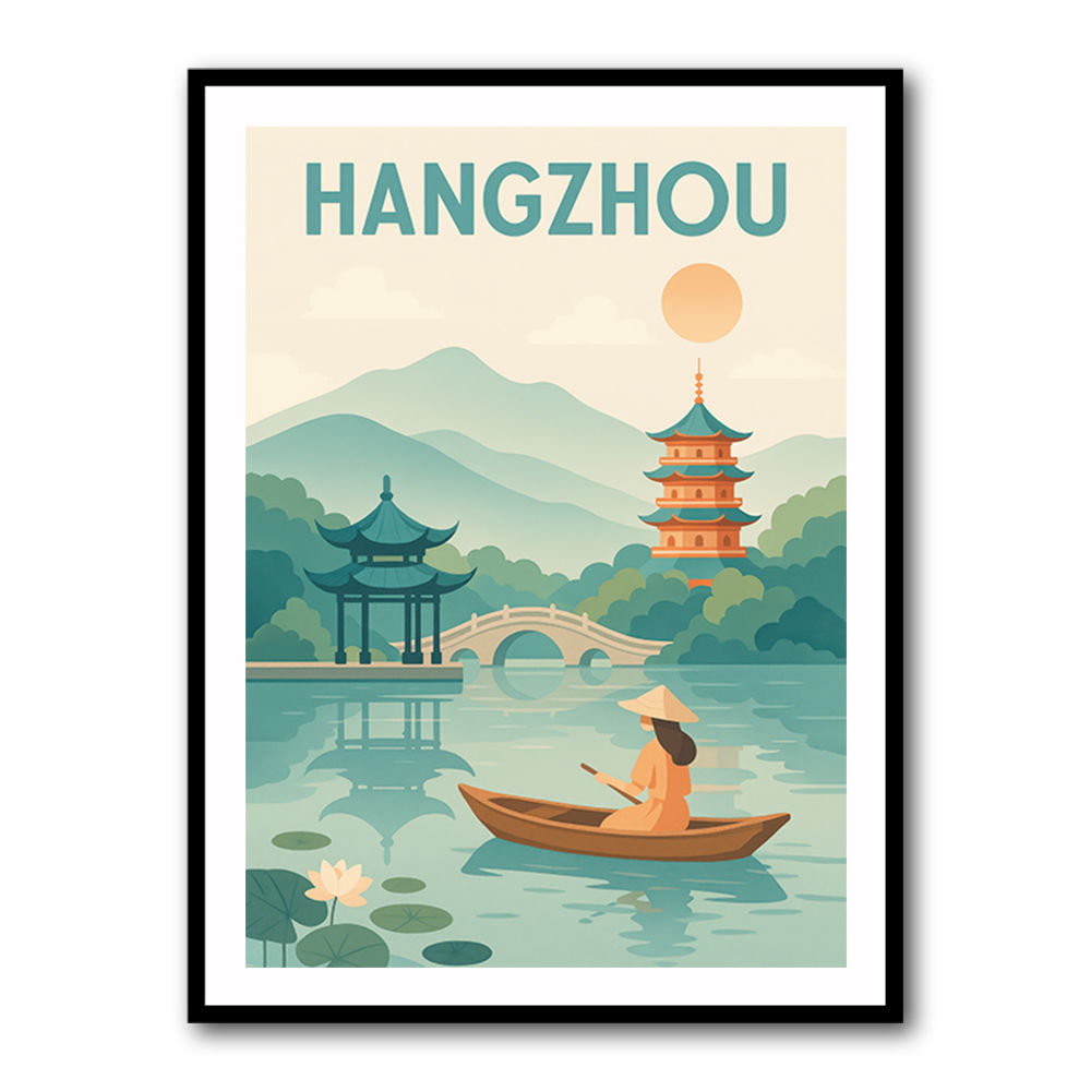 Hangzhou China Modern Poster 1