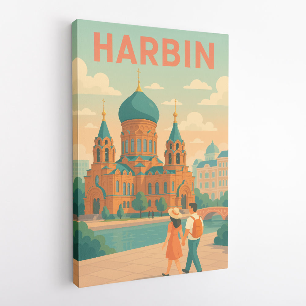 Harbin China Travel Poster 1
