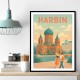 Harbin China Travel Poster 1