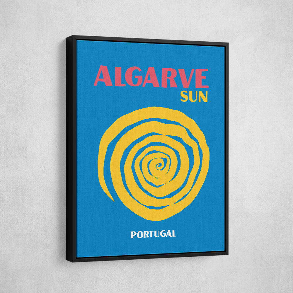 Algarve Travel Poster
