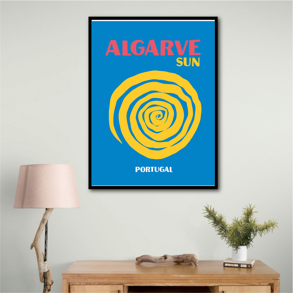 Algarve Travel Poster