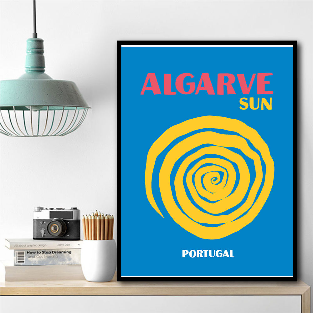 Algarve Travel Poster