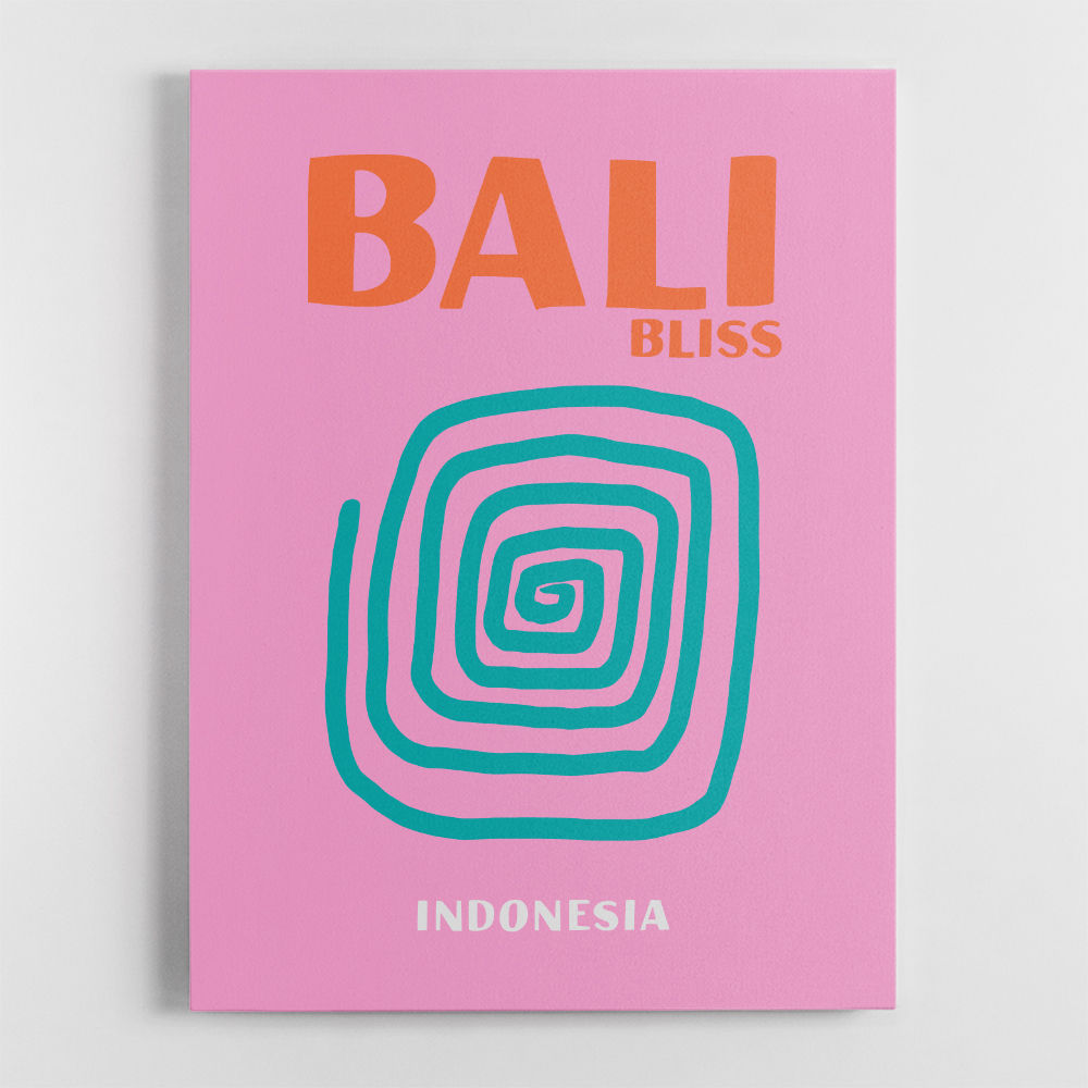 Bali Bliss Travel Poster