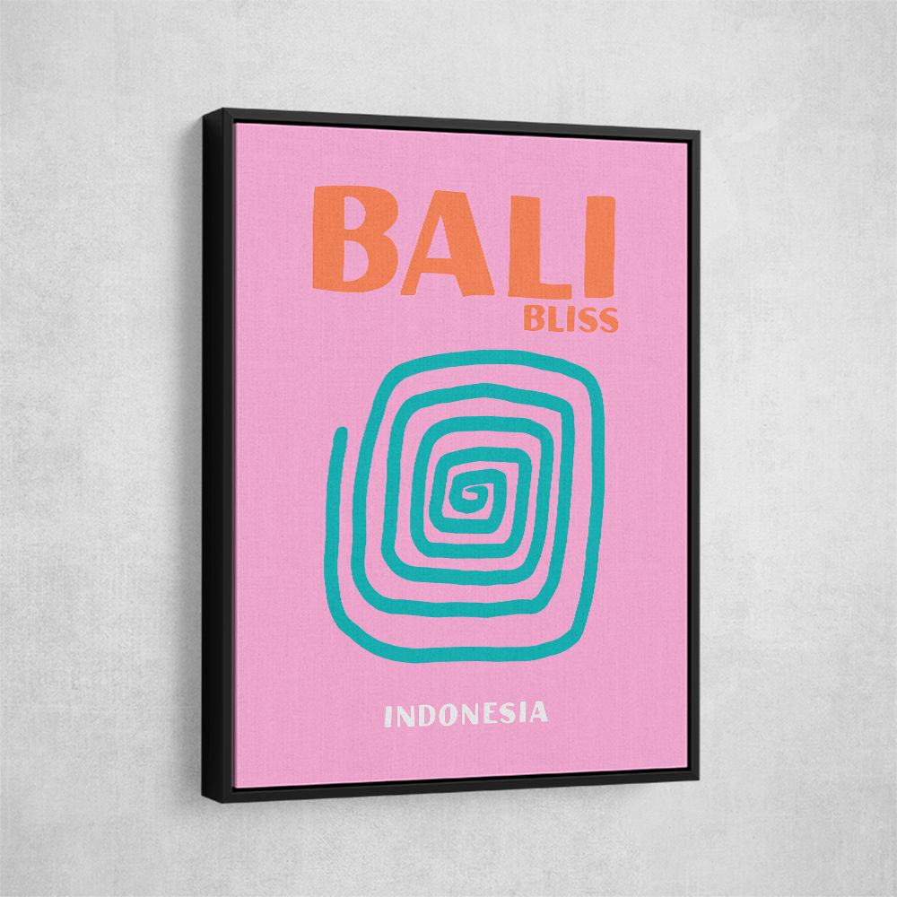 Bali Bliss Travel Poster