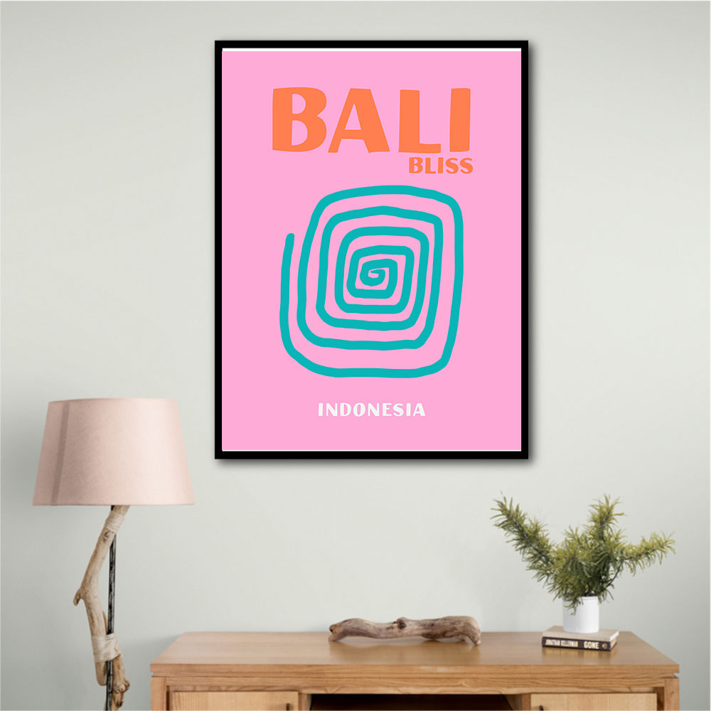 Bali Bliss Travel Poster
