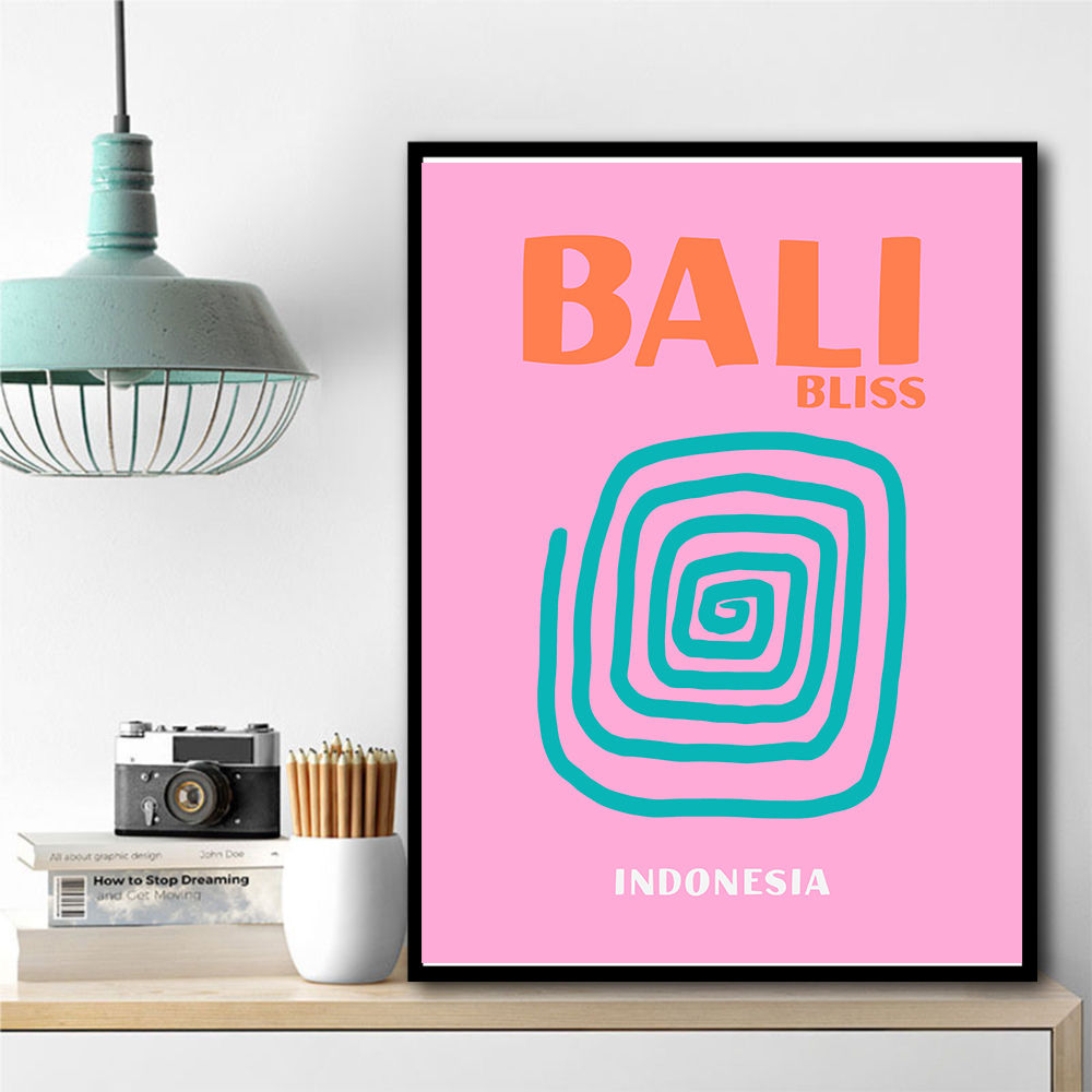 Bali Bliss Travel Poster