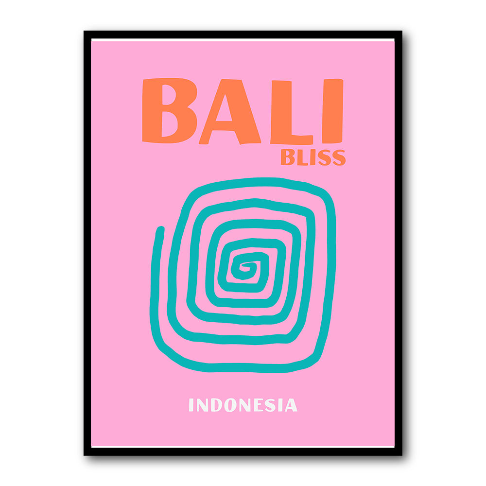 Bali Bliss Travel Poster