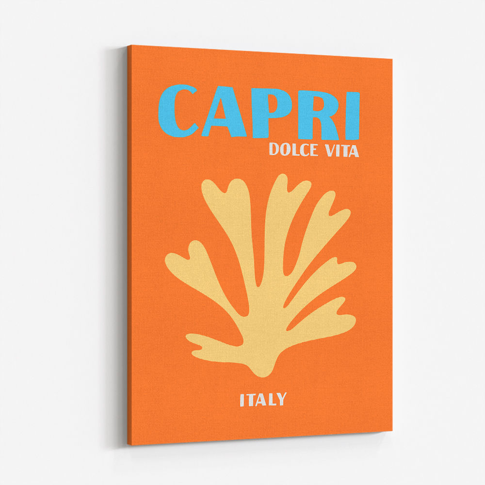 Capri Dolce Vita Travel Poster