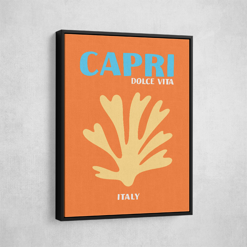 Capri Dolce Vita Travel Poster