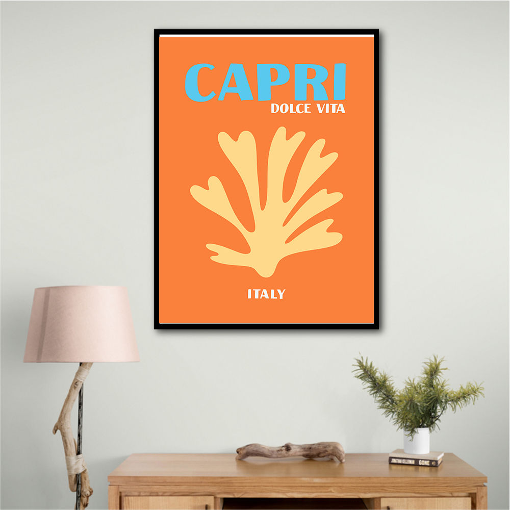 Capri Dolce Vita Travel Poster