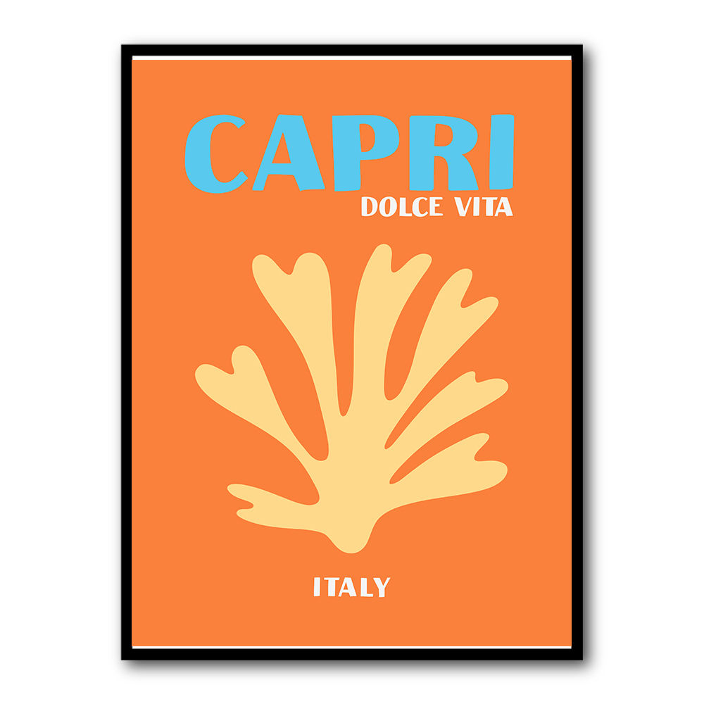 Capri Dolce Vita Travel Poster