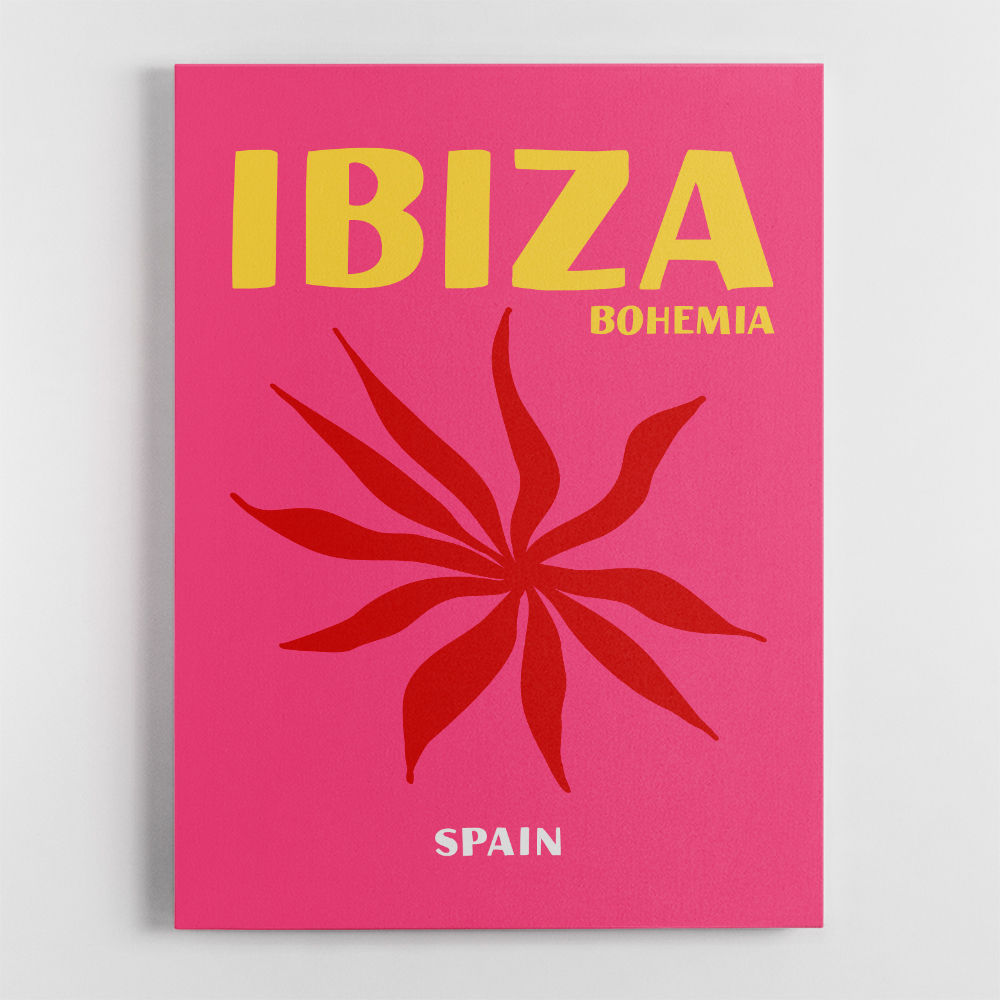 Ibiza Bohemia Travel Poster