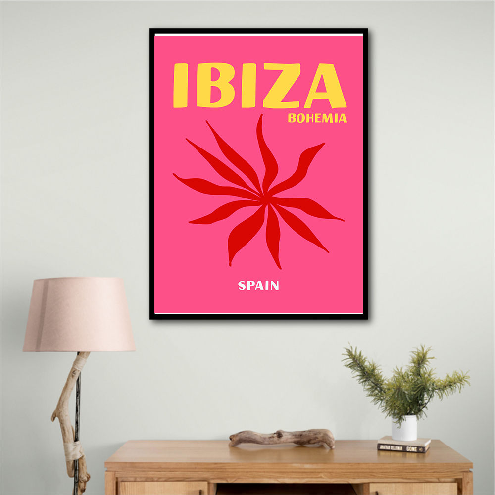 Ibiza Bohemia Travel Poster
