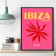 Ibiza Bohemia Travel Poster