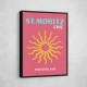 St Moritz Chic Travel Poster