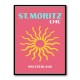 St Moritz Chic Travel Poster