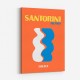 Santorini Travel Poster
