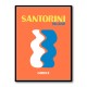 Santorini Travel Poster