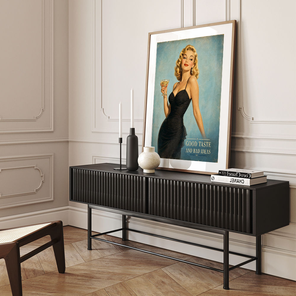 Good Taste and Bad Ideas Vintage Style Wall Art