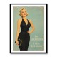 Too Glamorous For A Bad Mood Vintage Glamour Style Wall Art
