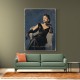 Elegantly Unbothered Vintage Glamour Wall Art