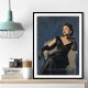 Elegantly Unbothered Vintage Glamour Wall Art