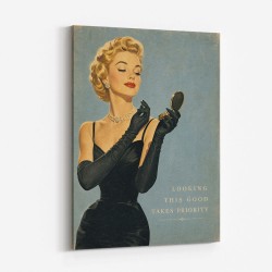 Looking This Good Vintage Glamour Wall Art