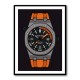 AP Diver Orange Watch Cartoon Style