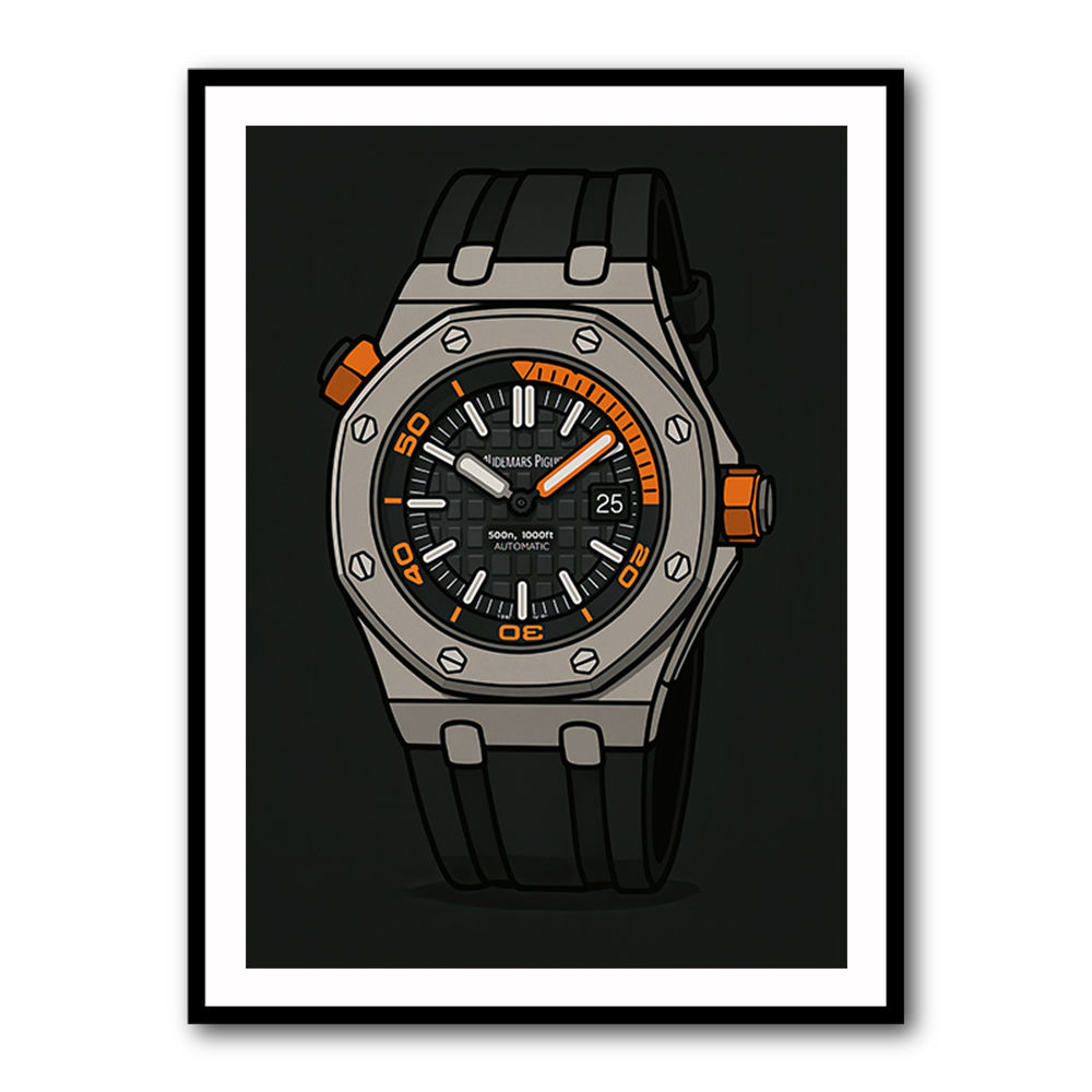 AP Diver Watch Cartoon Style