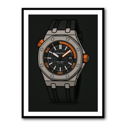 AP Diver Watch Cartoon Style