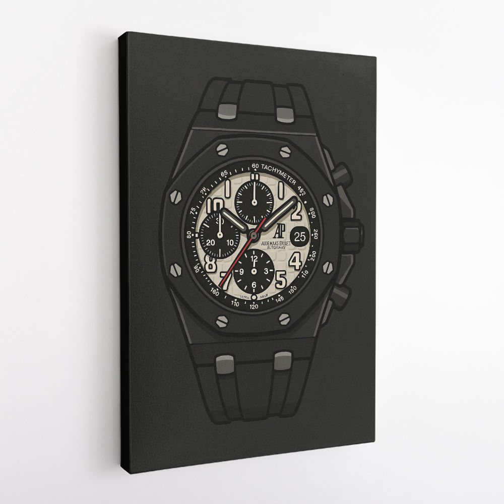 Audemars Piguet Royal Oak Offshore Ceramic Chronograph in Cartoon Style Artwork
