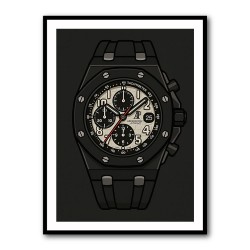 Audemars Piguet Royal Oak Offshore Ceramic Chronograph in Cartoon Style Artwork