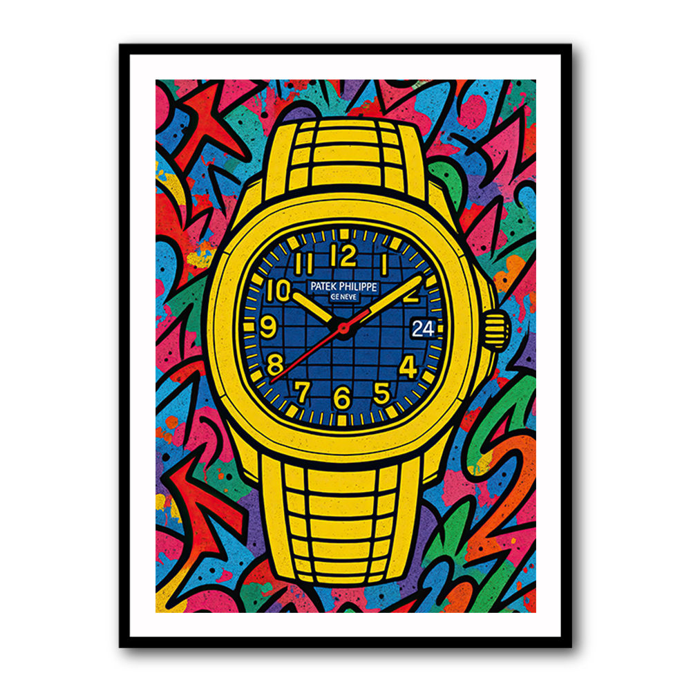 Patek Aquanaut Gold Cartoon Art 2