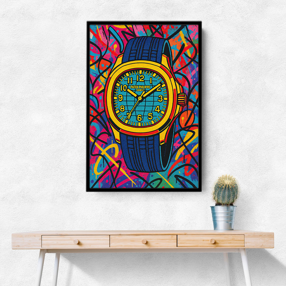 Patek Aquanaut Gold Cartoon Art