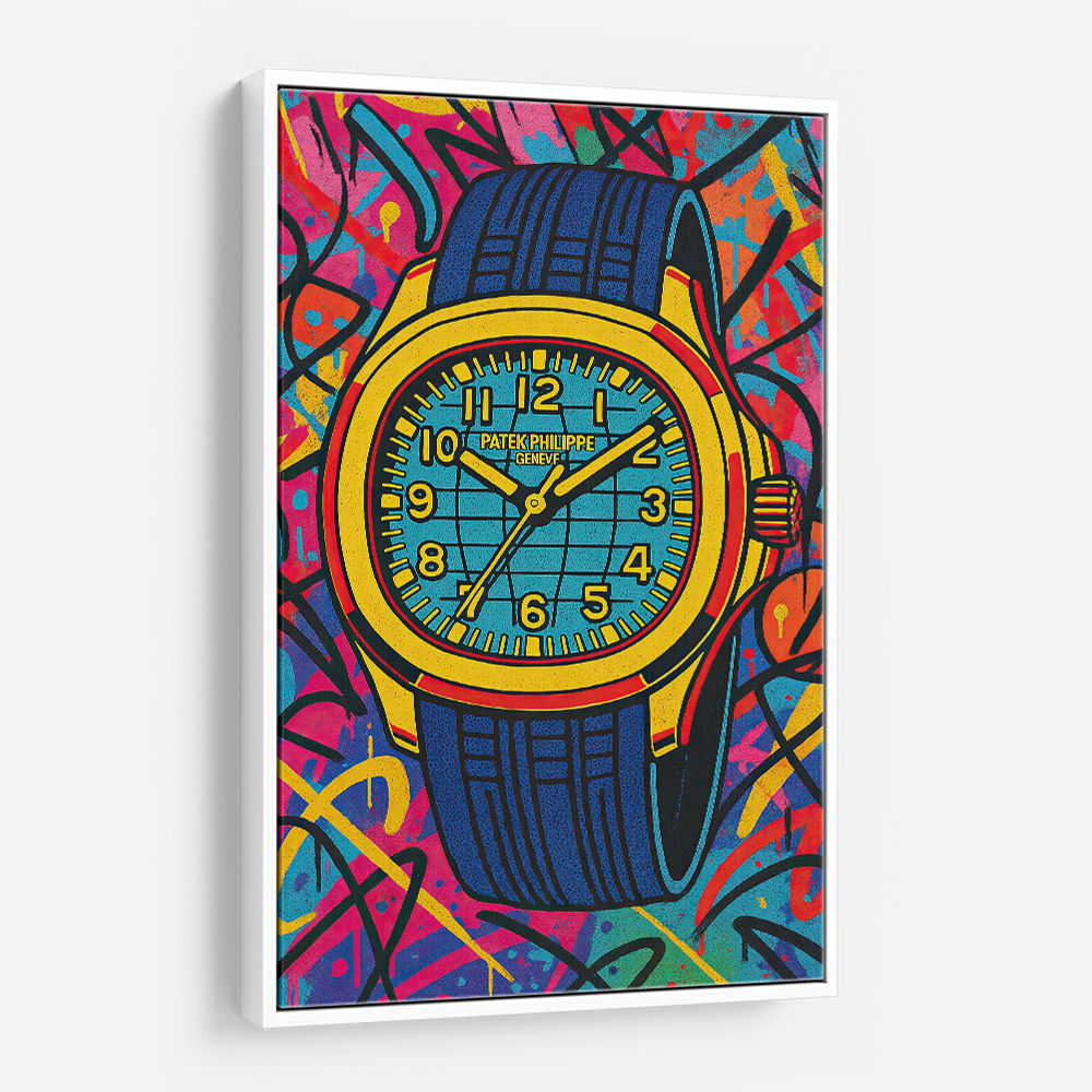 Patek Aquanaut Gold Cartoon Art