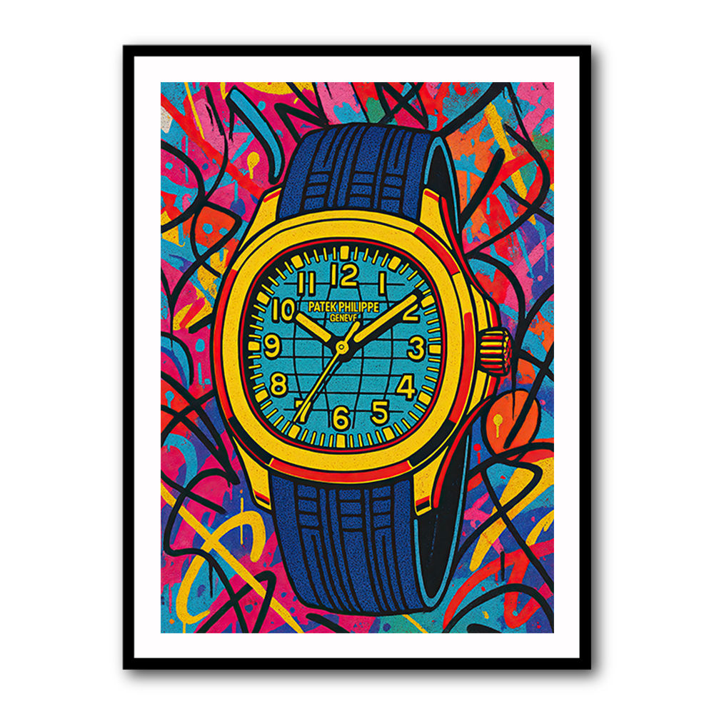 Patek Aquanaut Gold Cartoon Art
